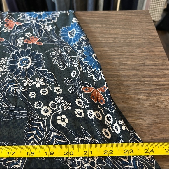 ❤️ Zara Floral Long Sleeve Dress - Black, Blue, Orange M - Picture 9 of 12